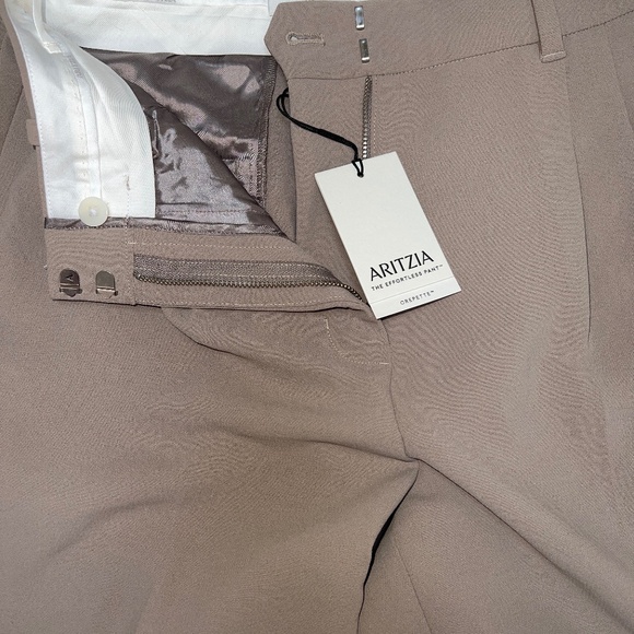 Aritzia Effortless Pang Crepette Nomad Taupe - Picture 1 of 3